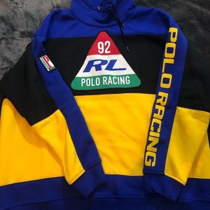🆕RL Polo Ralph Lauren Racing Funnel Neck